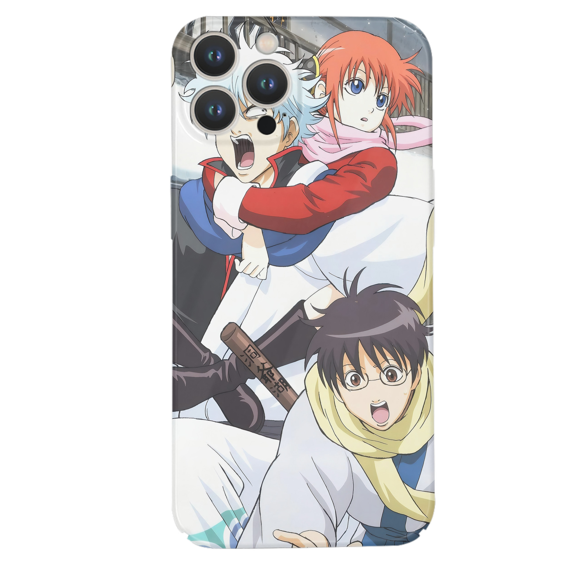 （画像用） ぎんたま 坂田銀時（さかたぎんとき） 神楽 志村新八（しむら しんぱち） GINTAMA Sakata Gintoki Kagura Shimura Shinpachi 【iPhone 14シリーズ対応】ハードケース